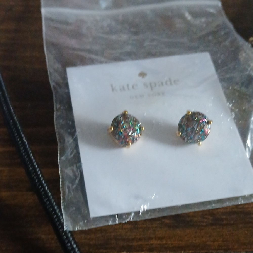 Kate Spade Multicolor Glitter Earrings Not For Sale